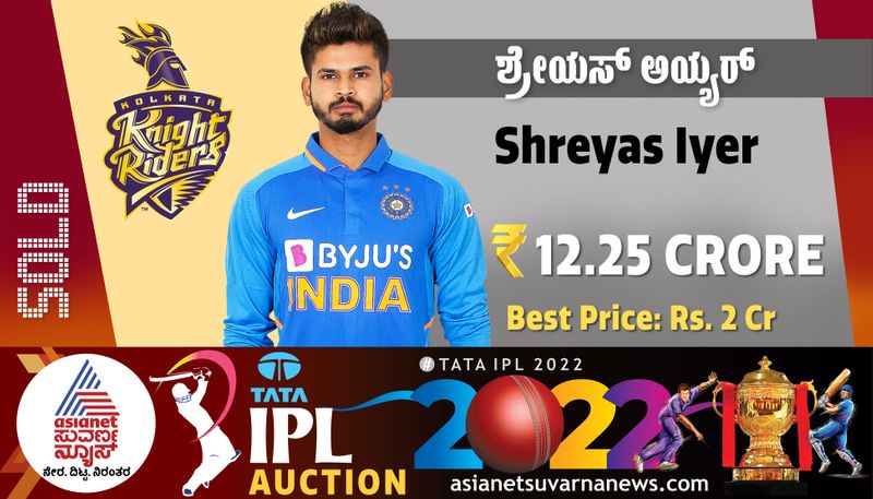 IPL Auction 2022 Shreyas Iyer sold to KKR for 12 25 crore, Kagiso Rabada to Punjab Kings Trent Boult to Rajasthan Royals Faf du Plessis to RCB san