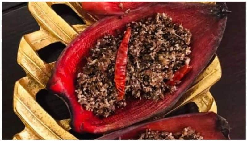 how to make banana flower thoran