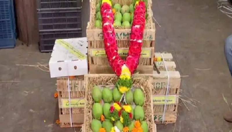 in pune market mango crate sold for 31000 rupees