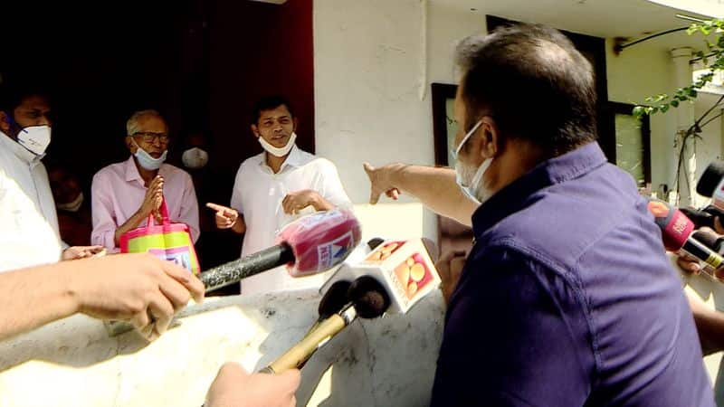 suresh gopi mp meets mk sanu