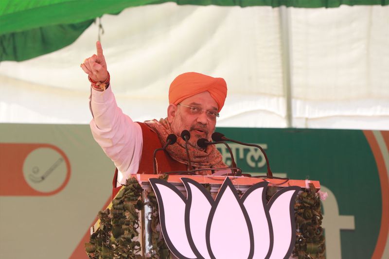 Punjab Election 2022 Amit Shah slams Channi for PM s security breach promises to tackle drug menace gcw