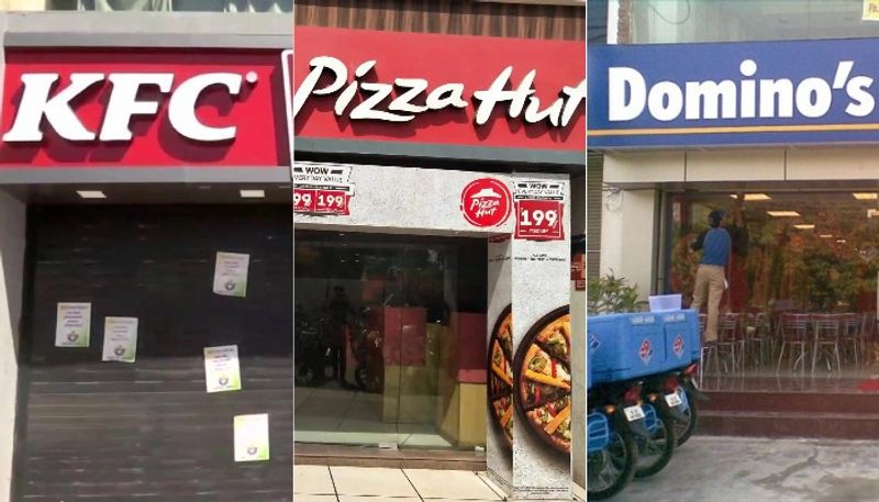 Protest against KFC, Pizza hut, dominos over kashmir tweet