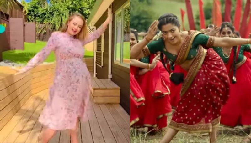 Pregnant woman dance from Pushpa song Saami in viral video