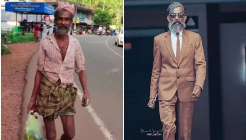 Viral 60 Year Old Labourer From Kerala Turns Model