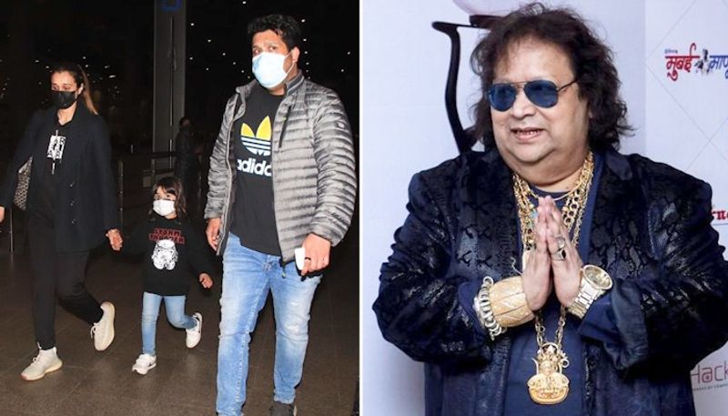 Bappa Rihan Bappi Lahiri's son Bappa is back with family from Los Angeles (Pictures ...