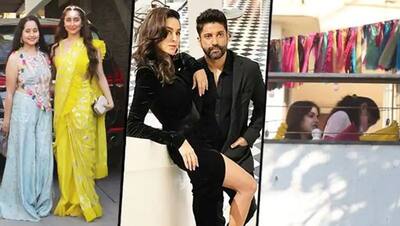 Farhan Akhtar- Shibani Dandekar की मेहंदी सेरिमनी की धूम,पीले ड्रेस में पहुंचीं शबाना आजमी