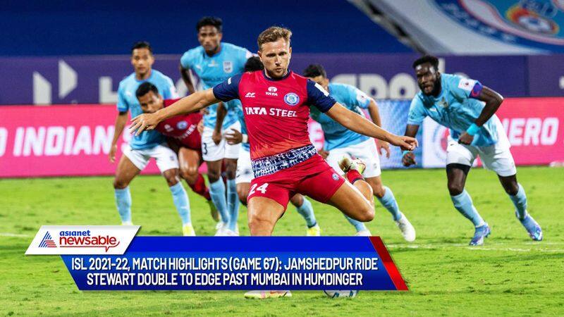 Indian Super League, ISL 2021-22, Jamshedpur FC vs Mumbai City Match Highlights (Game 67): JFC rides Greg Stewart double to edge past MCFC 3-2-ayh