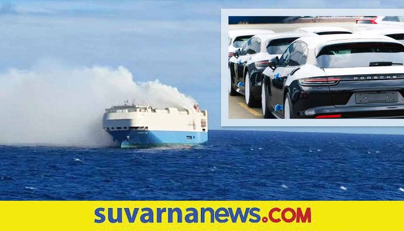 Cargo ship carrying luxury cars burnt in middle of Atlantic ocean delivery hurdles after chip shortage