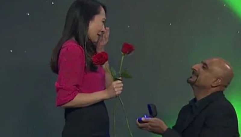 Meteorologist Tears Up After Being Surprised By On Air Proposal