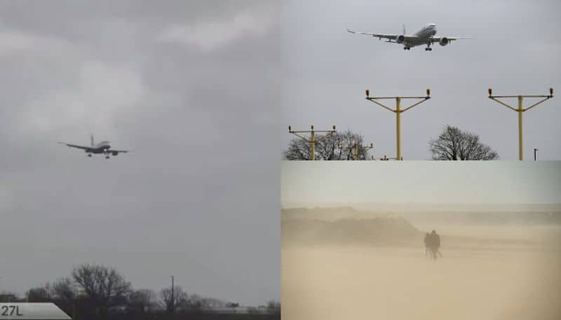 Air India flights landing in London amid Storm Eunice viral in notime