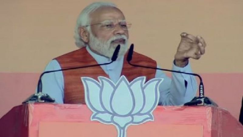 Modi receives grand welcome in Unnao PM slams Samajwadi party for sympathetic towards terrorists ckm