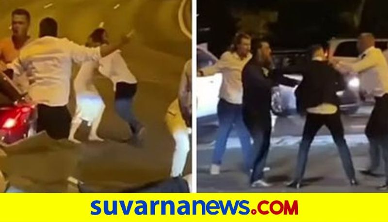 Wedding reception descends into massive street brawl at sydney watch viral video akb