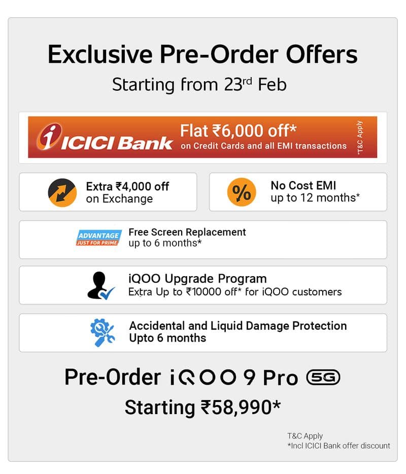 iQOO 9 SE, iQOO 9 and iQOO 9 Pro launched in India starting at Rs. 33990