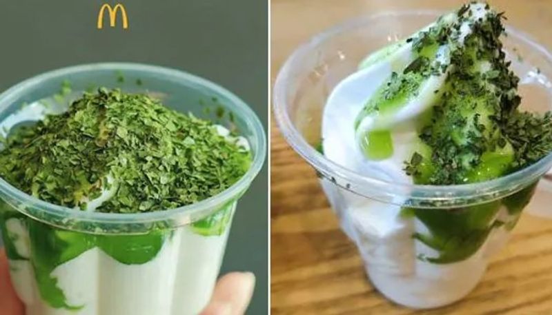 coriander ice cream made by mcdonalds face criticisms in social media