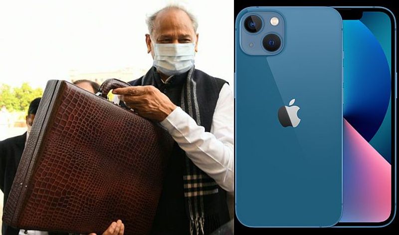 Rajasthan Budget 2022 Ashok Gehlot gifts MLAs iPhone 13 along with budget copy