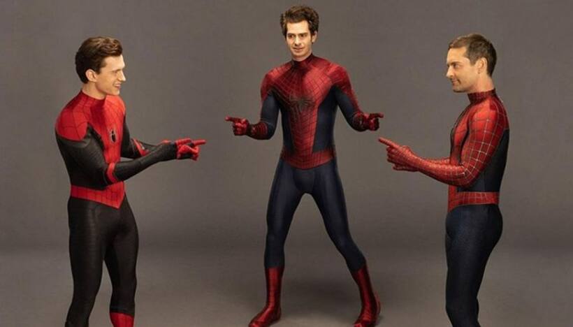 Spider-Man: Tom Holland, Andrew Garfield, Tobey Maguire recreate meme to mark No Way Home’s digital release