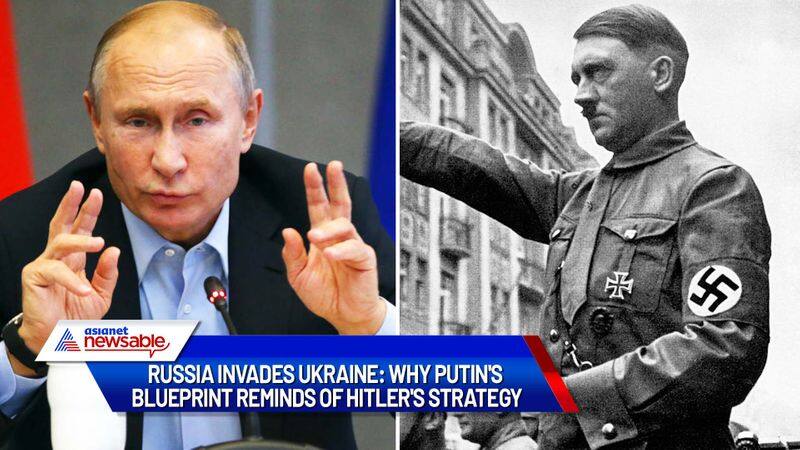 Russia invades Ukraine Why Vladimir Putin blueprint reminds of Adolf Hitler strategy World War 2