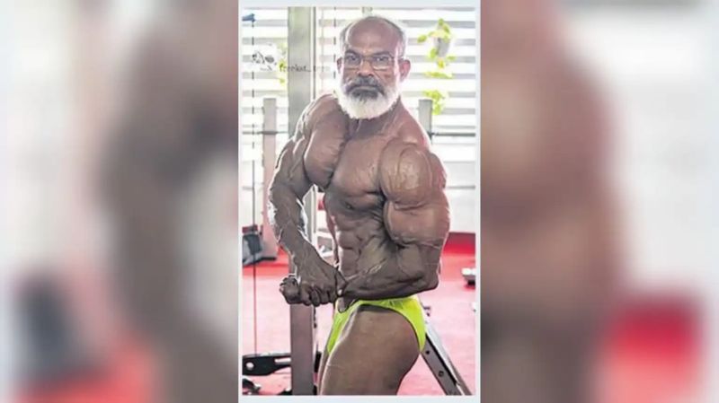 at the age of 58 Suresh Kumar became Masters Mr India