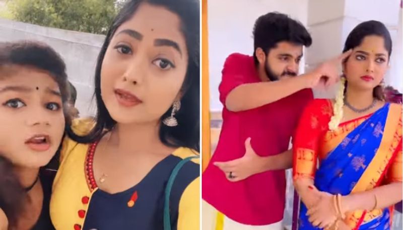 Actress aishwarya ramsai Shares reels videos with serial actor sona jalina and kallyan khanna