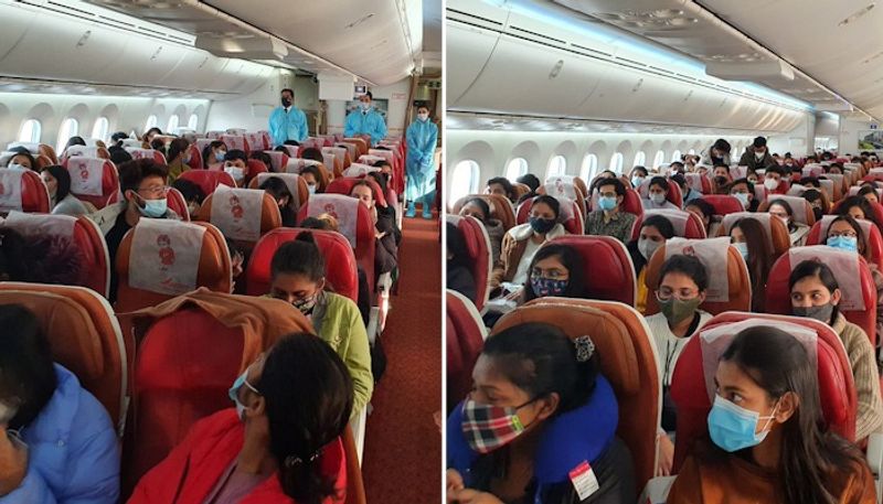 First flight to Mumbai with 219 Indians stranded in Ukraine enroute govt working round the clock gcw