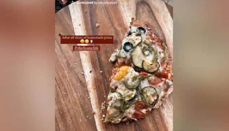 karisma kapoor shares pic of home made pizza