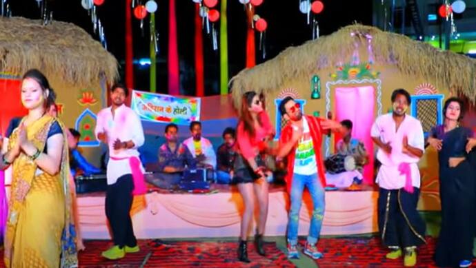 Bhojpuri Holi Song: Nirahua होली के रंग में डूबे आए नजर, इस हीरोइन के संग जमकर खेले रंग