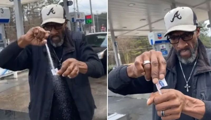 Man pulls off magic trick with sugar sachet in viral video. Internet is stunned