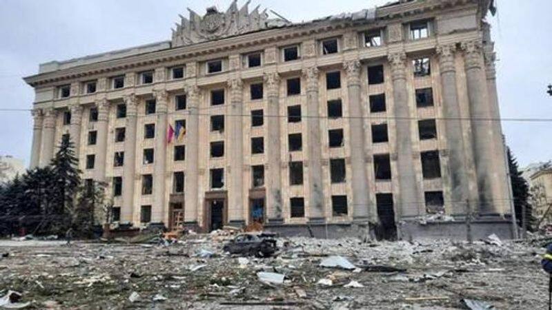 russia targets government buildings  of ukraine and bombing