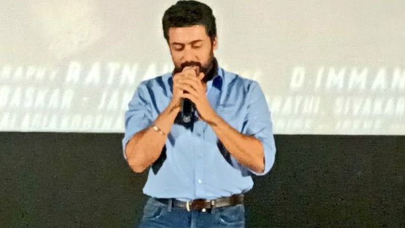 Suriya prays for Ukraine in etharkkum thunindhavan press meet