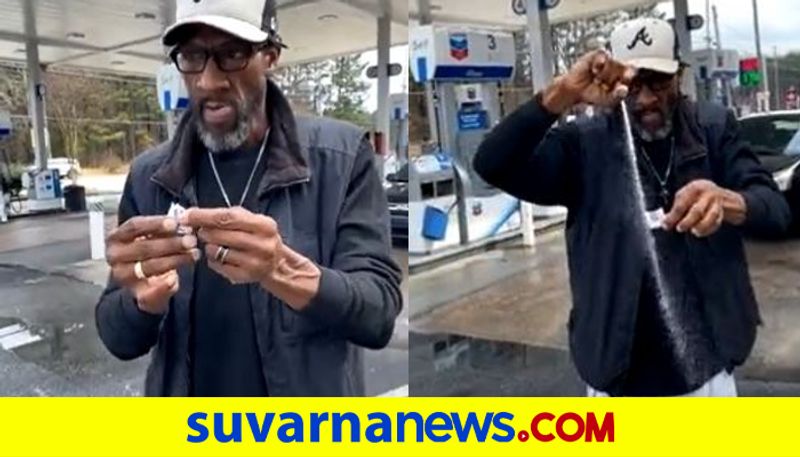 Mans Trick With Sugar Sachet Stuns Internet