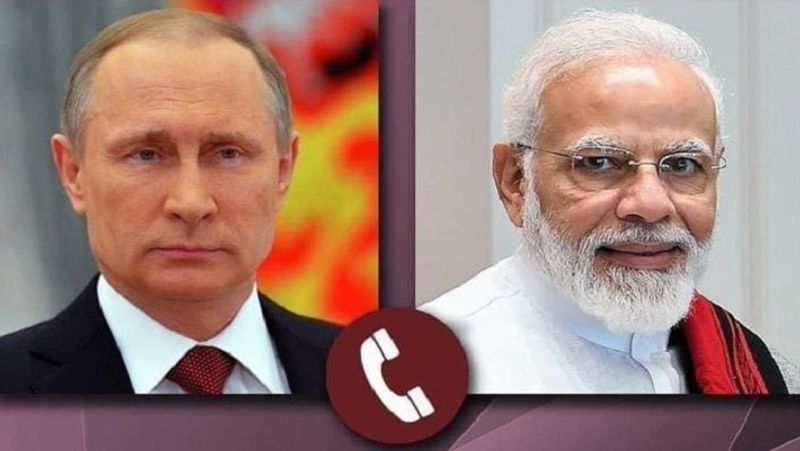 PM Modi Russia Putin discuss Ukraine armed mutiny on phone call