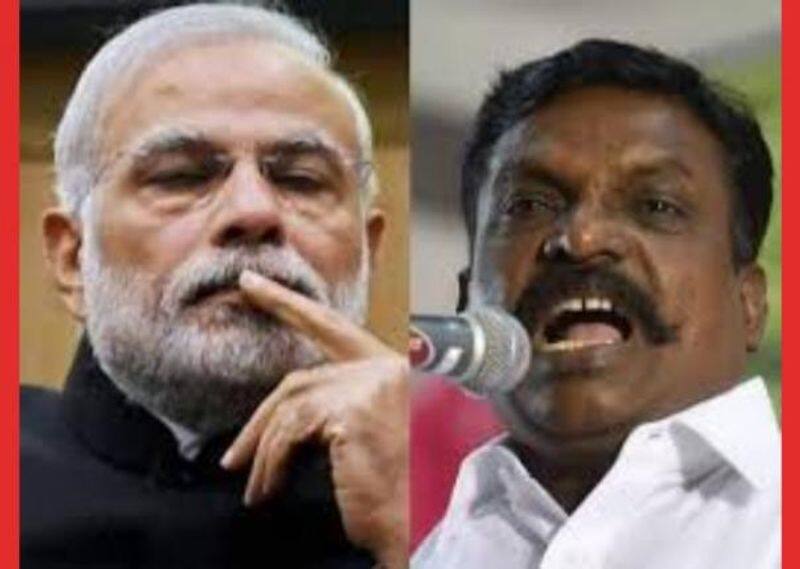 This is the blatant anti-Tamil stance of the Modi government...thirumavalavan