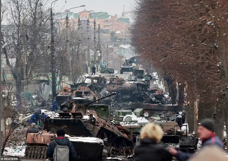 Russian military capture Ukrainian city Kherson