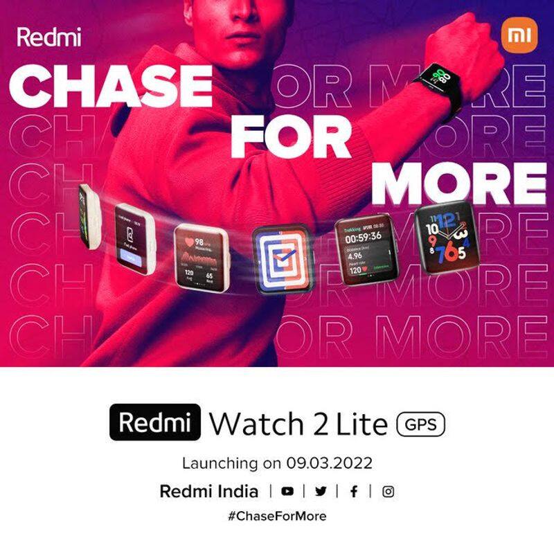 Xiaomi reveals launch date for the Redmi Watch 2 Lite in India