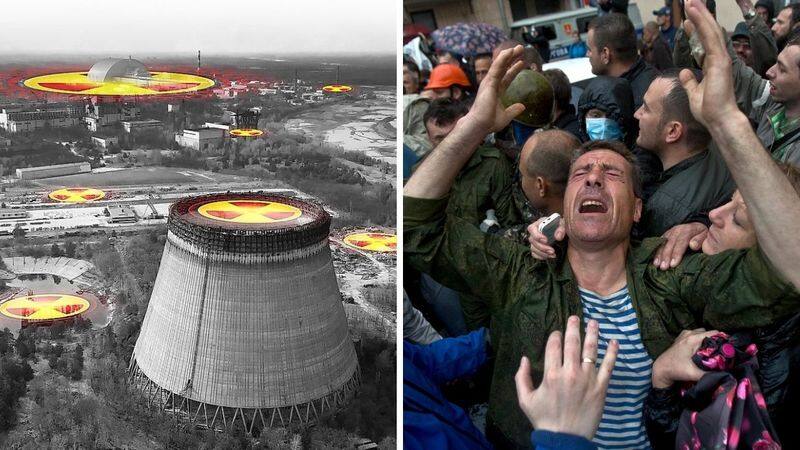 The Ukrainian government says Russia is attacking a nuclear plant in Ukraine