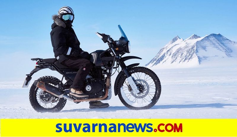 exclusive interview with Santhosh kumar who successfully complete South Pole expedition with Royal Enfield Himalayans ckm