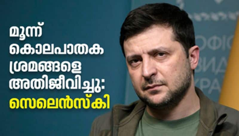 Survived three assassination attempts by Russia Volodymyr Zelenskyy