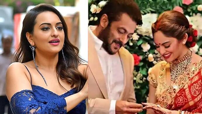 Salman Khan के साथ शादी की फोटो पर आया Sonakshi Sinha का रिएक्शन, एक्ट्रेस ने कही ये बात