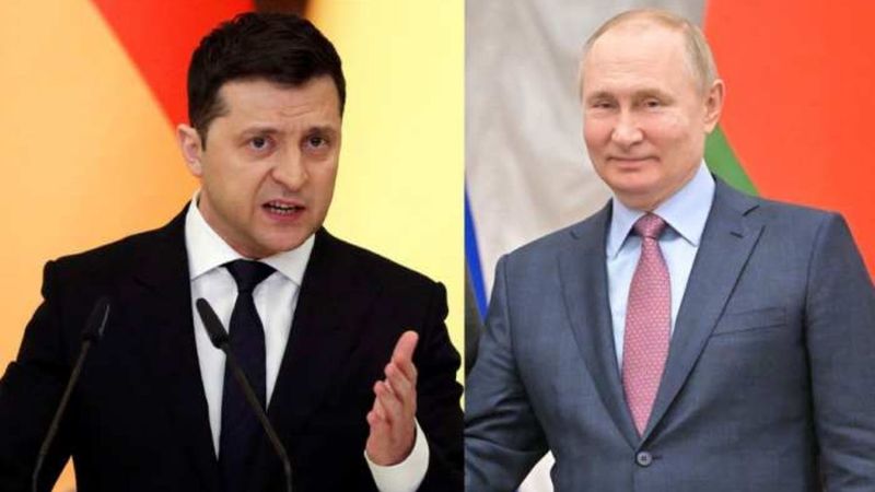 Zelensky remains defiant urges Ukrainians to fight back as Putin threatens country statehood pod