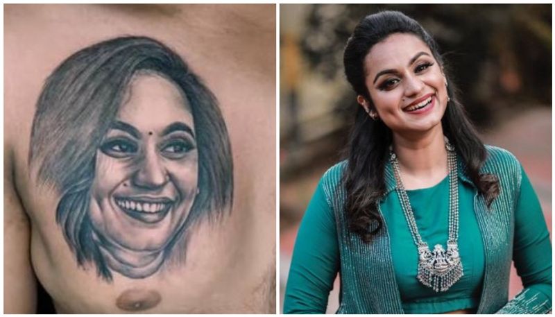 Lakshmi Nakshatra picture tattoo on body viral fan Video