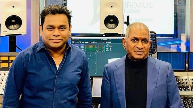 Ilaiyaraja and ar rahman returning to Tamil Nadu from different countries viral video 