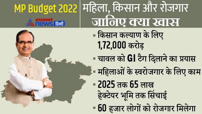 MP Budget 2022 : युवाओं को रोजगार, चावल को GI टैग दिलाने का प्रयास, जानिए किसानों और महिलाओं को क्या मिला