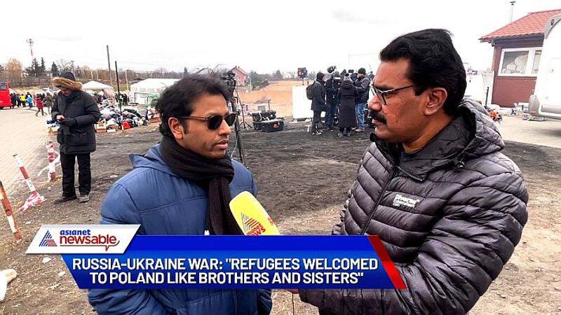 Russia Ukrain crisis Prasanth Reghuvamsom report at Ukraine Poland border