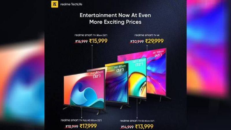 realme Smart TVs get a price cut offline buyers get additional discount