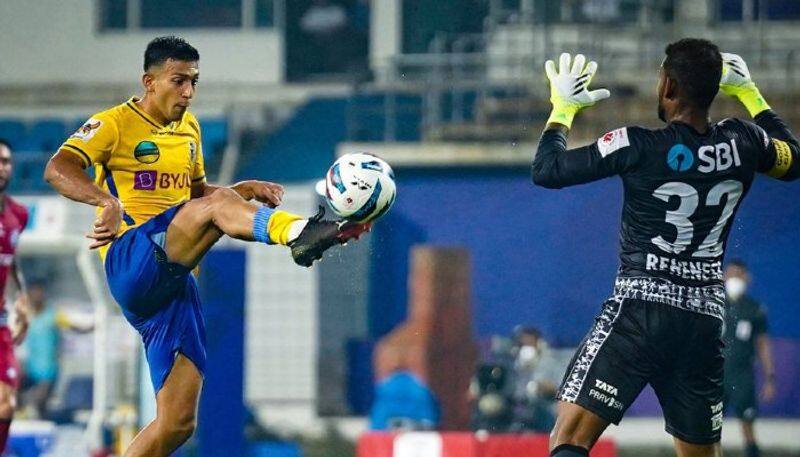 sahal abdul samad out kerala blasters squad because of injury