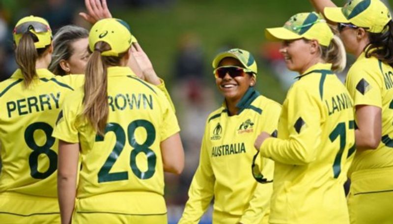 ICC Womens World Cup Australian team register hat trick victory kvn