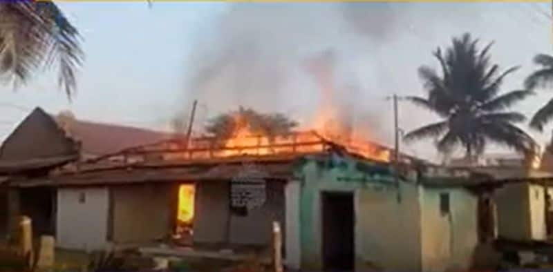 Man Dies After House Catches Fire in T Narasipur hls