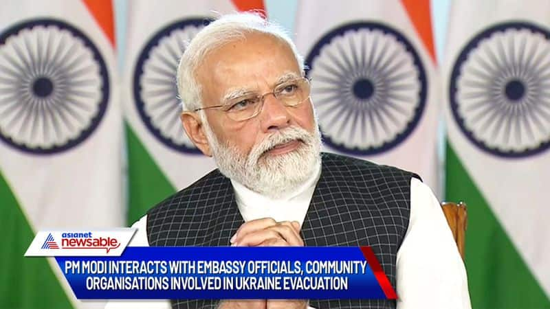 PM Modi interacts with embassy officials, community organisations involved in Ukraine evacuation-dnm