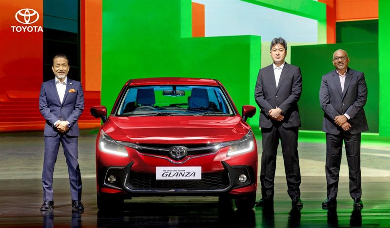 Toyota Kirloskar Motor Launches Much Awaited Hatchback  Cool New Toyota Glanza car in India ckm