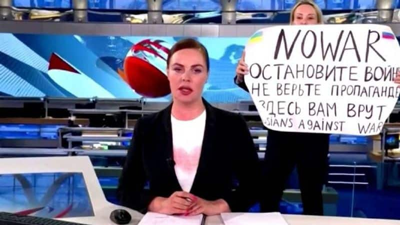 Court slaps fine on Russian woman after on-air TV protest